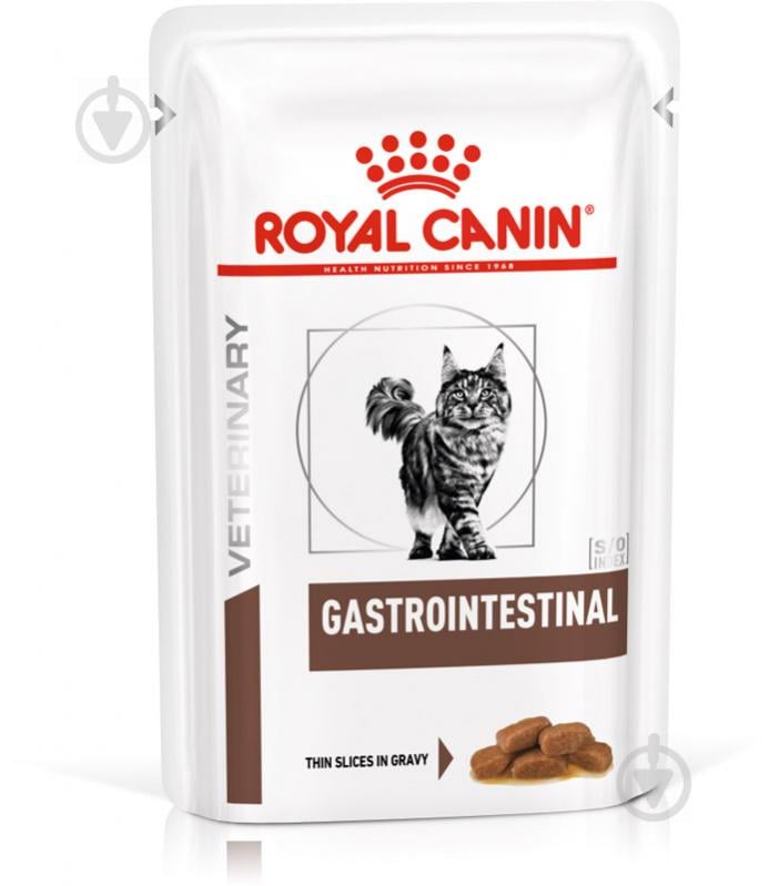 Корм вологий для дорослих котів при порушенні травлення Royal Canin Gastro Intestinal 85 г - фото 1