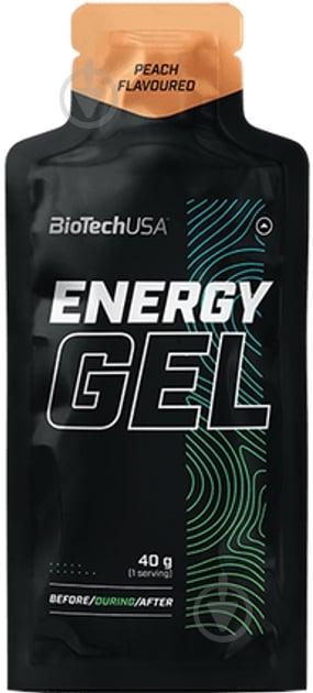 Енергетик BioTechUSA Energy Gel Персик (5999076251001) 1 шт./уп. 40 г - фото 1