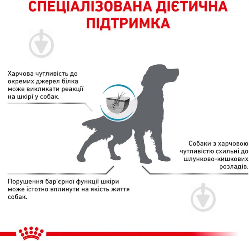 Корм сухий для дорослих собак для усіх порід Royal Canin HYPOALLERGENIC CANINE (Гіпоалердженік Канін), 2 кг 2 кг - фото 5