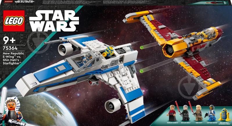 Конструктор LEGO Star Wars Винищувач Нової Республіки «E-Wing» проти Зоряного винищувача Шин Хаті 75364 - фото 1