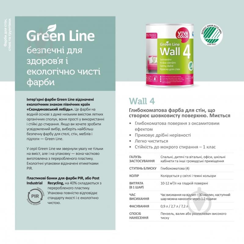 Фарба інтер'єрна латексна Vivacolor Wall 4 A з оксамитовим ефектом глибокий мат білий 7,2 л - фото 5