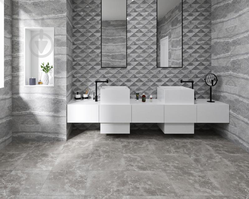 Плитка EcoCeramic LOUVRE GRIS 45х45 - фото 3