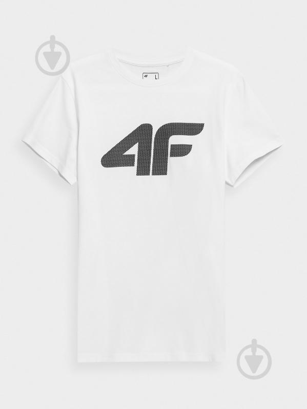 Футболка 4F TSHIRT M537 4FSS23TTSHM537-10S р.3XL белый - фото 1