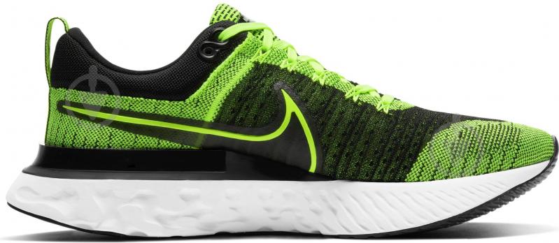 Кроссовки Nike ReactINFINITY Run Flyknit 2 CT2357-700 р.45 салатово-черные - фото 5 Кроссовки Nike ReactINFINITY Run Flyknit 2 CT2357-700 р.45 салатово-черные - фото 5