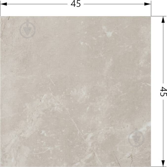 Плитка EcoCeramic LOUVRE MARFIL 45х45 - фото 2