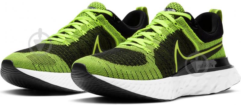 Кросівки Nike ReactINFINITY Run Flyknit 2 CT2357-700 р.47 салатово-чорні - фото 1 Кросівки Nike ReactINFINITY Run Flyknit 2 CT2357-700 р.47 салатово-чорні - фото 1