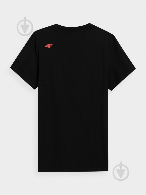 Футболка 4F TSHIRT M537 4FSS23TTSHM537-21S р.L чорний - фото 2