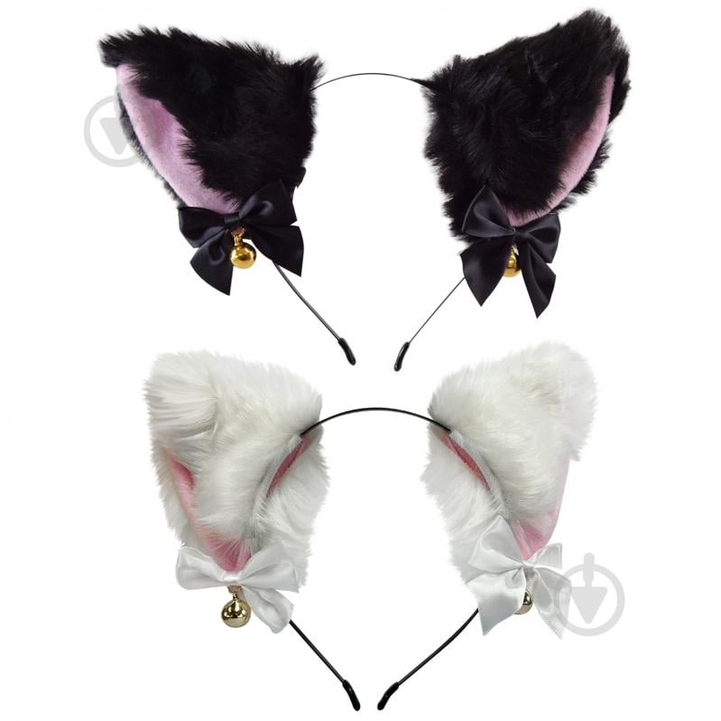 Обруч Shantou Аніме вушка кішки з дзвіночком, 2 кольори, 11*14см - фото 1 Обруч Shantou Аніме вушка кішки з дзвіночком, 2 кольори, 11*14см - фото 1