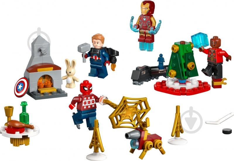 Конструктор LEGO Super Heroes Marvel Новорічний календар «Месники» 76267 - фото 3