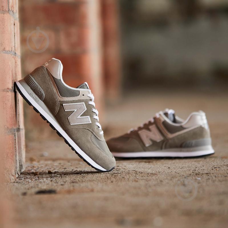 Кроссовки мужские демисезонные New Balance ML574EGG ML574EGG р.41,5 серые - фото 6