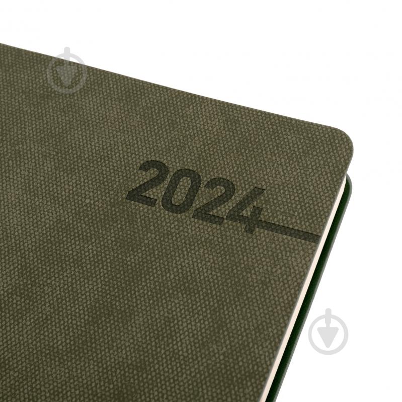 Щоденник датований Integro хакі 368 стор. Leo Planner Unique A5 2024 - фото 5