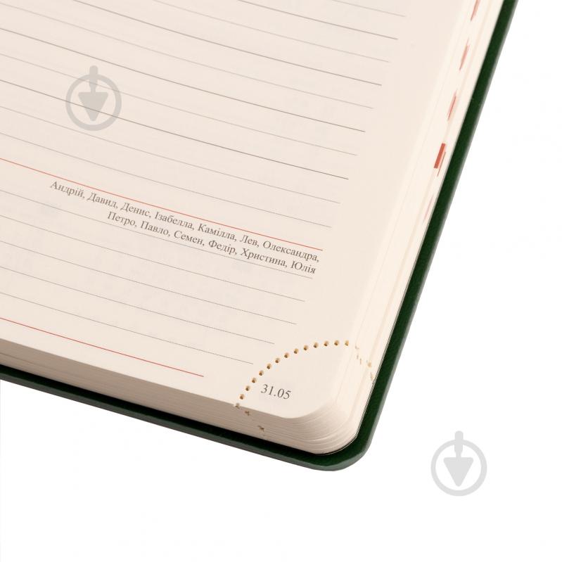 Щоденник датований Integro хакі 368 стор. Leo Planner Unique A5 2024 - фото 9