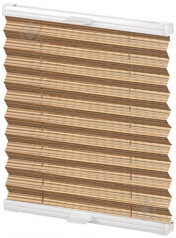 Штора-плиссе Rollotex ткань JUNO 80х210 см коричневая - фото 1