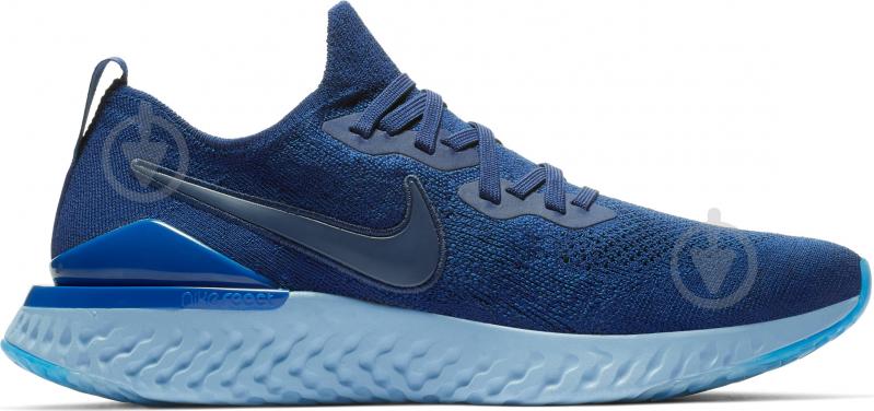 Кроссовки мужские Nike EPIC REACT FLYKNIT 2 BQ8928-400 р.42,5 темно-синие - фото 1