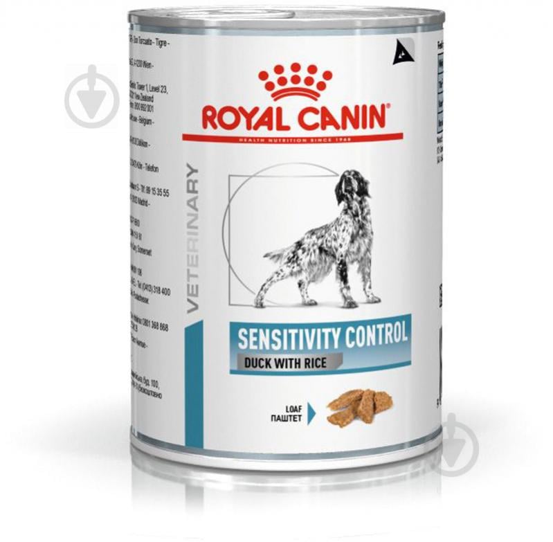 Корм влажный для взрослых собак для всех пород Royal Canin SENSITIVITY CONTROL DUCK (Сенситивити Контрол Дак & Райс Канин), банка, 420 г 420 г - фото 1