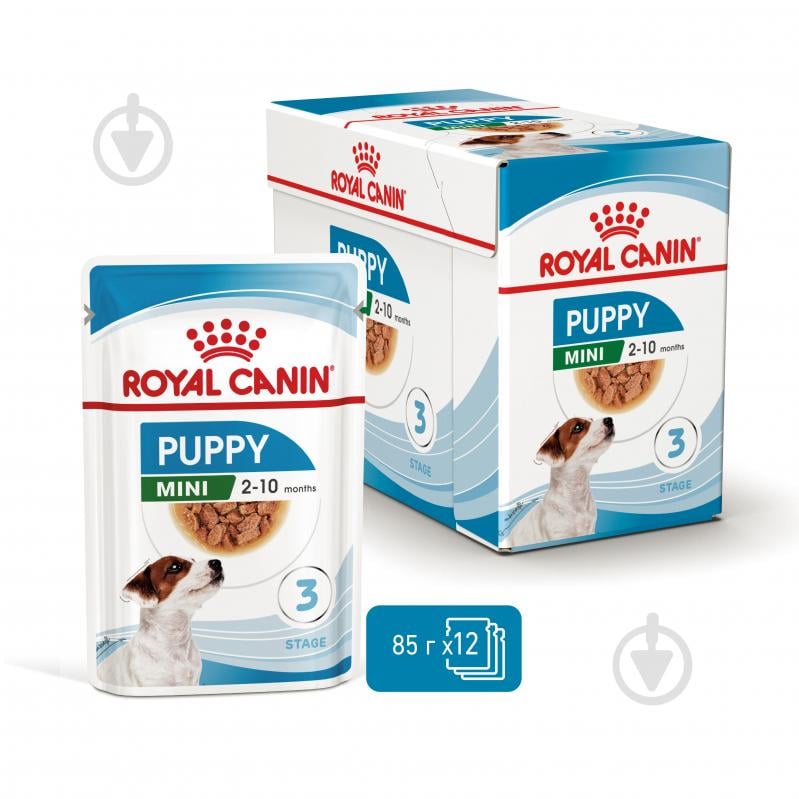 Корм влажный для щенков для малых пород Royal Canin MINI PUPPY 85 г - фото 2