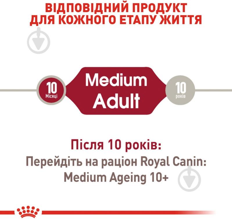 Корм влажный для взрослых собак для средних пород Royal Canin MEDIUM ADULT (Медиум Эдалт соус), пауч,140 г 140 г - фото 3 Корм влажный для взрослых собак для средних пород Royal Canin MEDIUM ADULT (Медиум Эдалт соус), пауч,140 г 140 г - фото 3