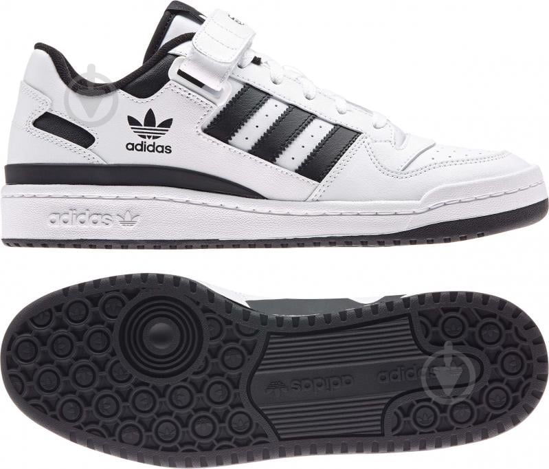 Кроссовки мужские демисезонные Adidas FORUM LOW FY7757 р.42 белые - фото 4