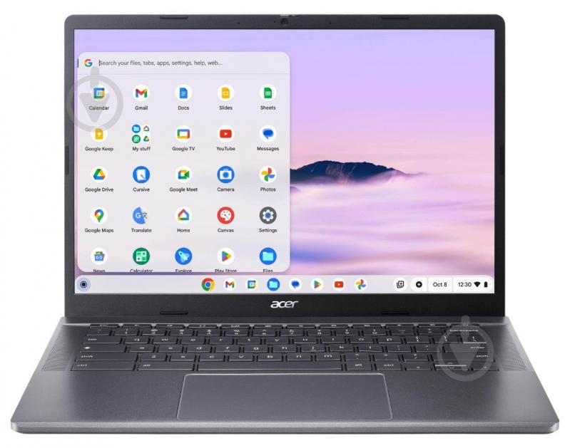 Ноутбук Acer Chromebook Plus 514 CB514-3H-R954 14" (NX.KP4EU.001) steel gray - фото 1