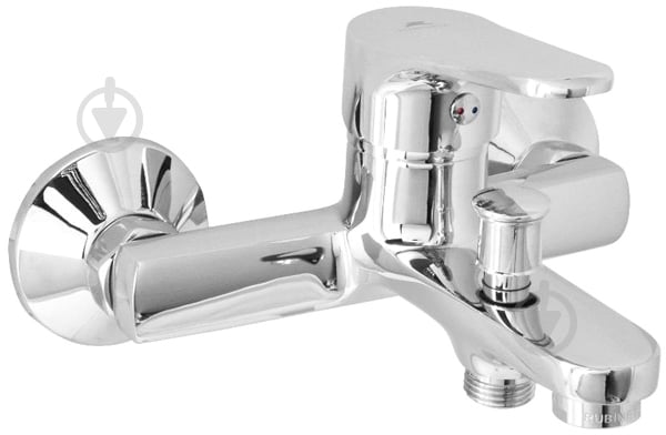 Змішувач для ванни Rubineta з лійкою та душовим шлангом Luka-10/K LU10K08 - фото 1