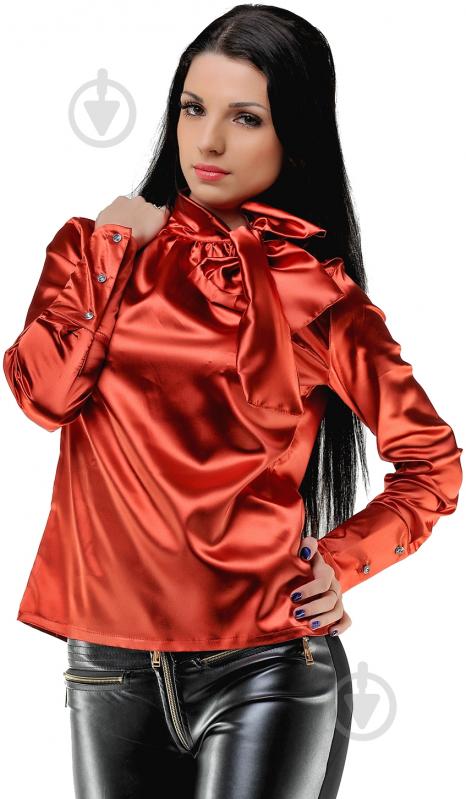 Блуза Azuri р. S рудий 5149-13 - фото 1 Блуза Azuri р. S рудий 5149-13 - фото 1