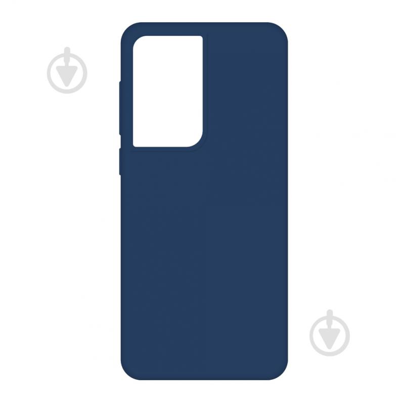 Чехол Intaleo SoftShell для Samsung Galaxy S21 Ultra синий - фото 1