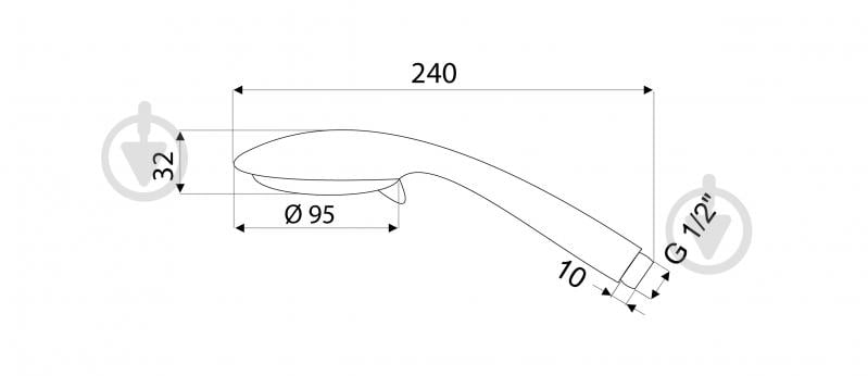 Лійка для душу Rubineta Oxy O 100 - фото 2 Лійка для душу Rubineta Oxy O 100 - фото 2