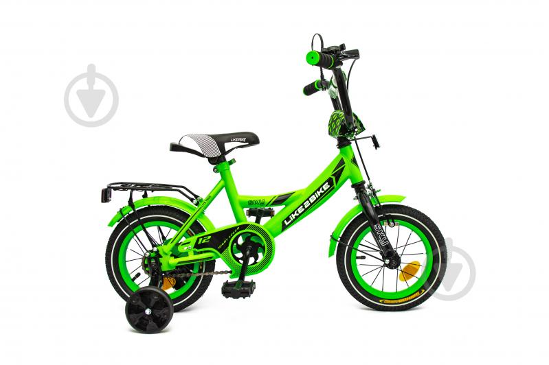 Велосипед дитячий Like2bike 12'' Sky салатовий 211215 - фото 2