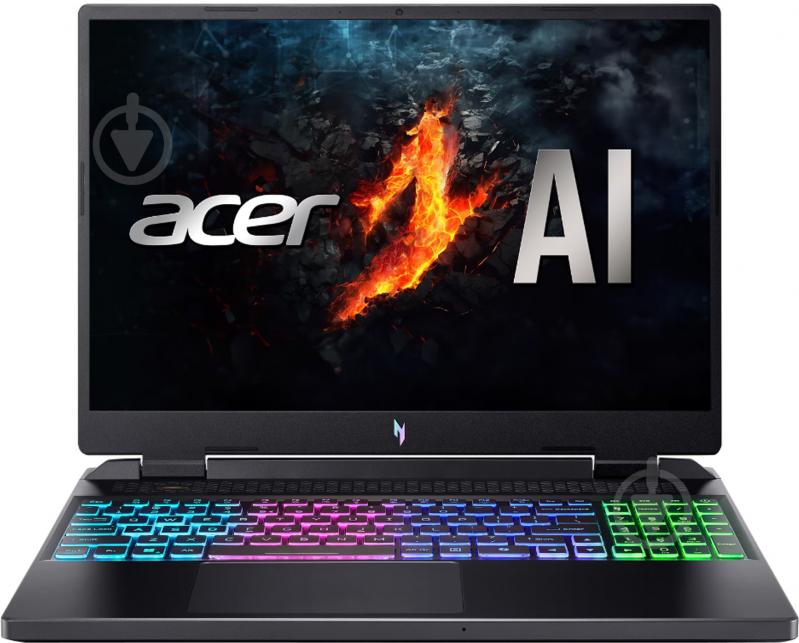 Ноутбук Acer Nitro 16 AN16-42-R9JZ 16" (NH.QSLEU.004) obsidian black - фото 1