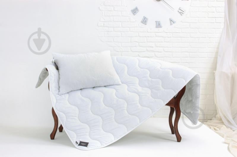 Набір антиалергенний Eco-Soft Всесезонний №1693 Eco Light White (ковдра та подушка 50х70 середня) 140x205 см MirSon білий - фото 8