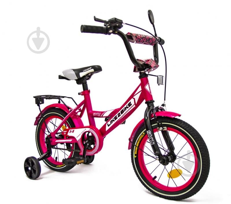 Велосипед детский Like2bike 14'' Sky розовый 211403 - фото 1