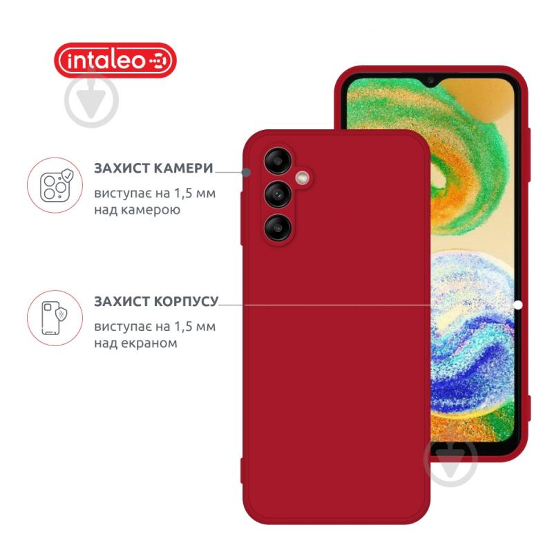Чехол Intaleo SoftShell для Samsung Galaxy A04s красный - фото 3