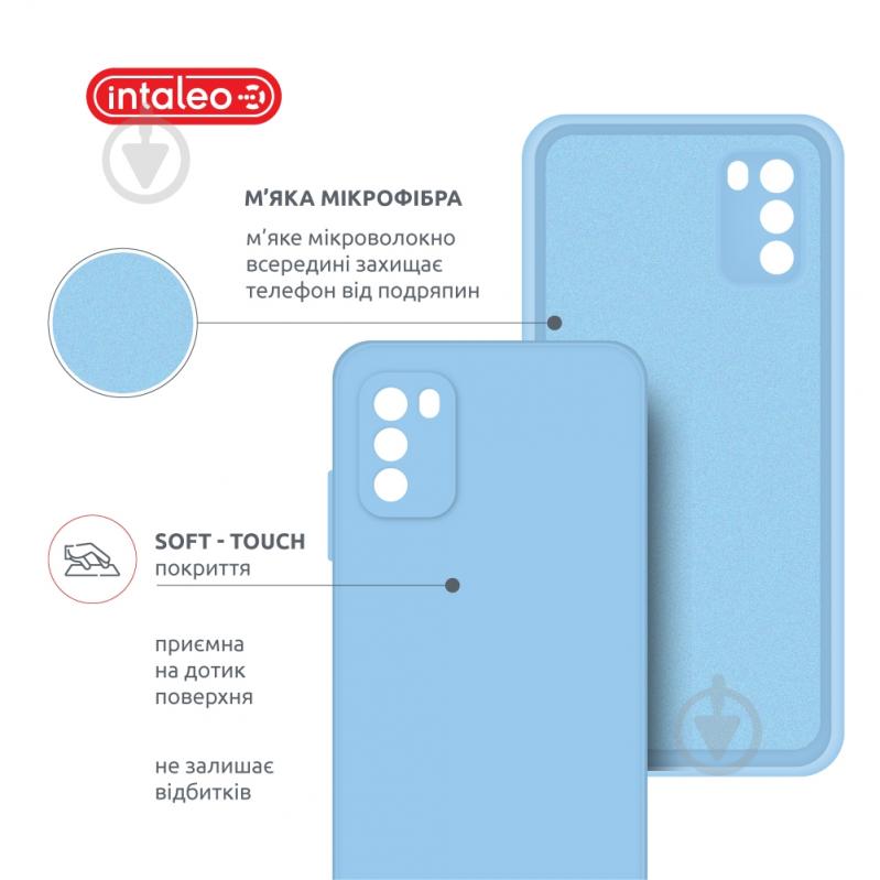 Чехол Intaleo SoftShell голубой для Xiaomi Poco M3 - фото 5