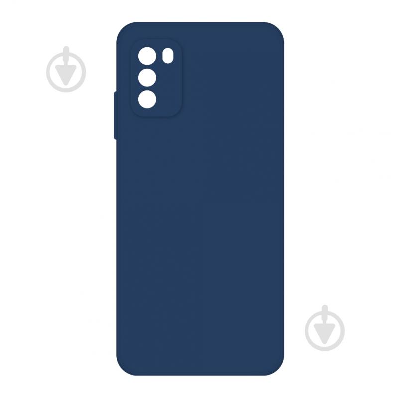 Чехол Intaleo SoftShell синий для Xiaomi Poco M3 - фото 1