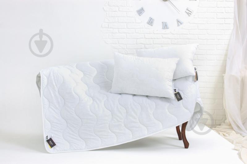 Набір антиалергенний Eco-Soft Всесезонний №1696 Eco Light White (ковдра та подушки 50x70 середні) 200x220 см MirSon білий - фото 8