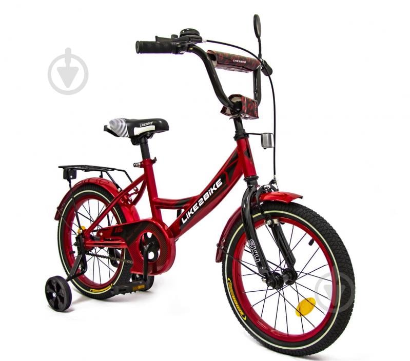 Велосипед дитячий Like2bike 16'' Sky червоний 211615 - фото 1