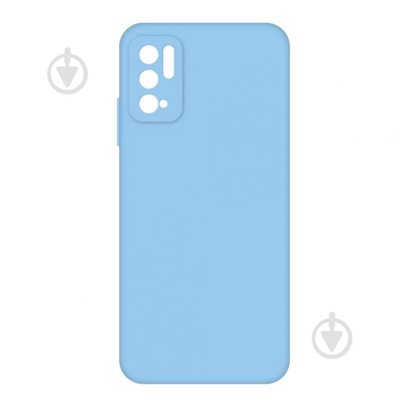 Чехол Intaleo SoftShell голубой для Xiaomi Poco M3 Pro - фото 1