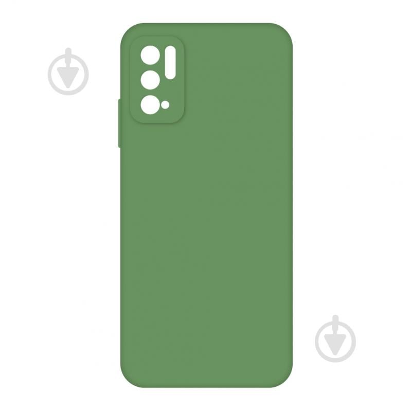 Чехол Intaleo SoftShell зеленый для Xiaomi Poco M3 Pro - фото 1