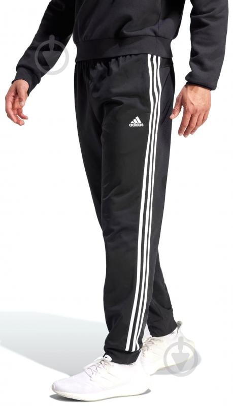 Брюки Adidas M 3S JOG TP TRI H46105 р. 2XL черный - фото 1