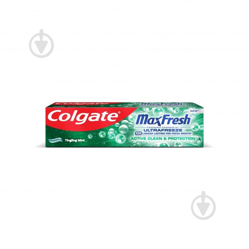 Зубная паста Colgate Max Fresh Ultrafrze Active Clean & Protect 75 мл - фото 1 Зубная паста Colgate Max Fresh Ultrafrze Active Clean & Protect 75 мл - фото 1
