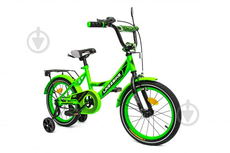 Велосипед дитячий Like2bike 16'' Sky лайм 211604