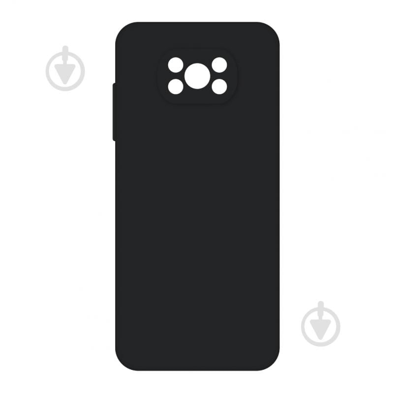Чехол Intaleo SoftShell черный для Xiaomi Poco X3 - фото 1 Чехол Intaleo SoftShell черный для Xiaomi Poco X3 - фото 1