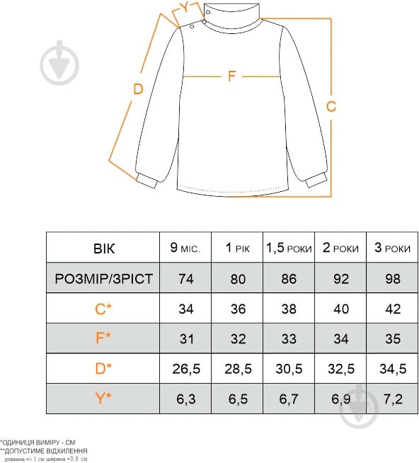 Джемпер для девочки GABBI SV-22-3-3 р.86 бирюзовый - фото 2