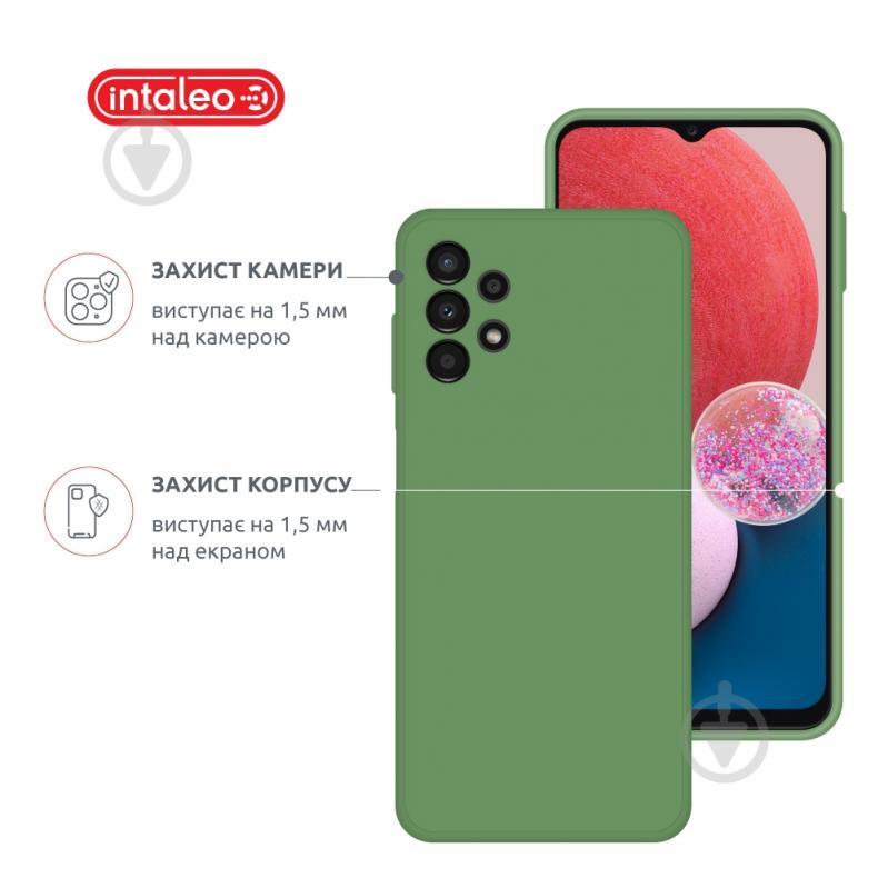 Чехол Intaleo SoftShell для Samsung Galaxy A13 4G зеленый - фото 3 Чехол Intaleo SoftShell для Samsung Galaxy A13 4G зеленый - фото 3
