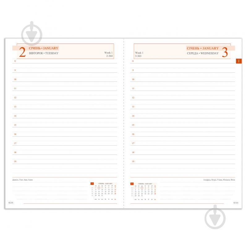 Дневник датированный Motive розовый 368 стр. Leo Planner Unique A5 2024 - фото 8