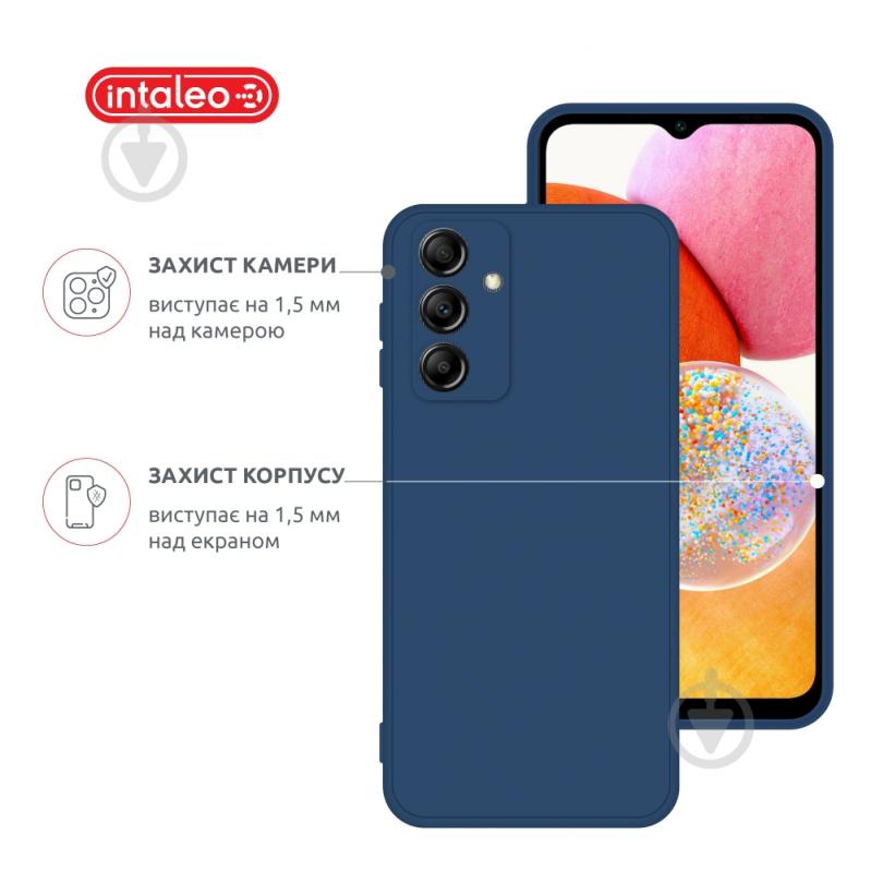 Чехол Intaleo SoftShell для Samsung Galaxy A14 голубой - фото 3