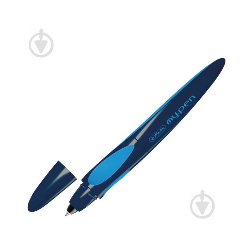 Ручка-роллер Herlitz My.Pen Sport Blue синяя стираемая 11377264 - фото 1