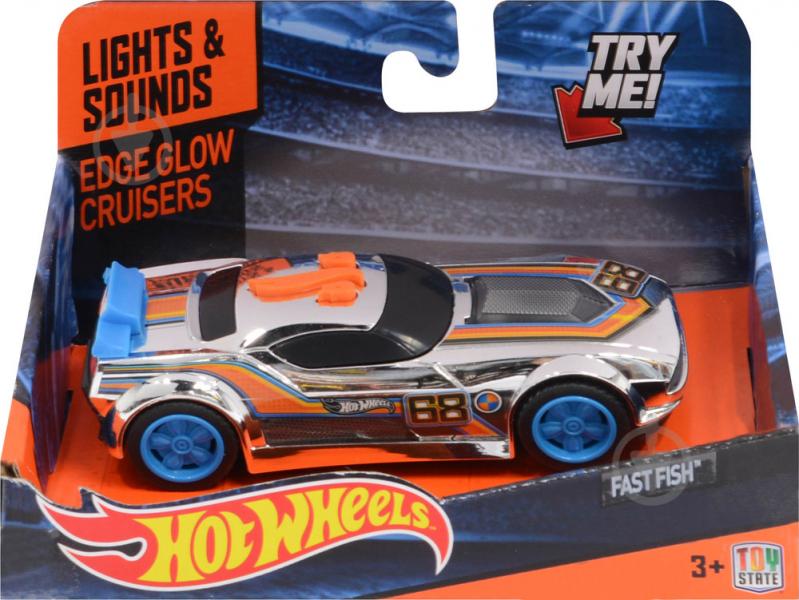 Автомобиль Toy State Молния Fast Fish Hot Wheels 13 см 90602 - фото 2