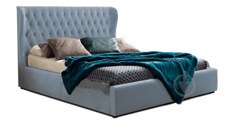 ᐉ Кровать Неаполь лагуна 32 серо-голубой 140x200 см • Купить в Киеве ...