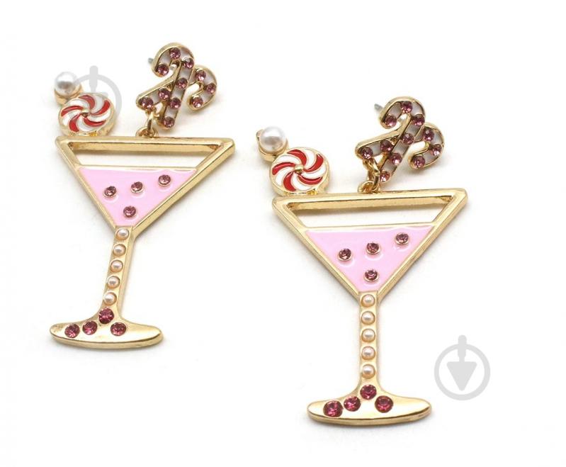 Серьги Sensio Cocktails пара золотой - фото 1 Серьги Sensio Cocktails пара золотой - фото 1